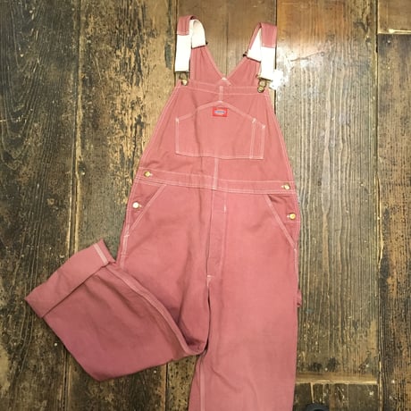 [USED]  Dickies  PINK♡オーバーオール