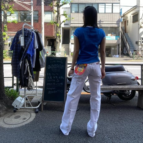 [USED]クロエ風ブルーリンガーチビTee💙⚽️🪽