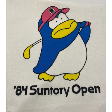 [DEADSTOCK] "SUNTORY" sontory cup⛳️ペンギン プリントTee💙