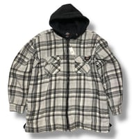 [USED] Dickies 綿入りフードネル BLK/GRY