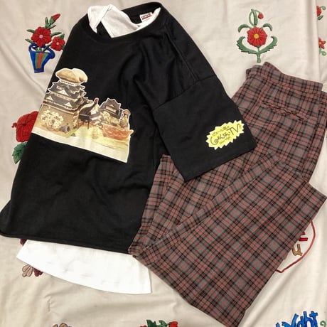 [USED] ITALY SUMMER チェック パンツ