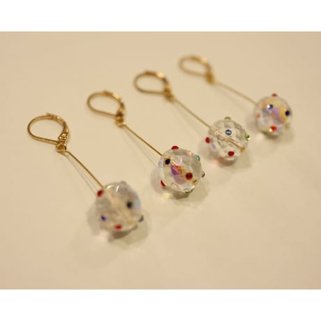 [BENICOTOY] クリア ボールピアス