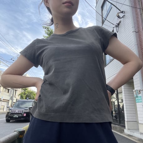 [USED]  agnes b. 無地tee