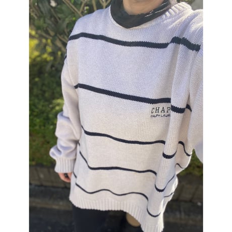 [USED] 'CHAPS' RALPH LAURENコットンニット