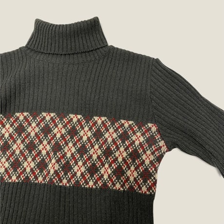 [USED] アーガイルタートルKNIT♦️