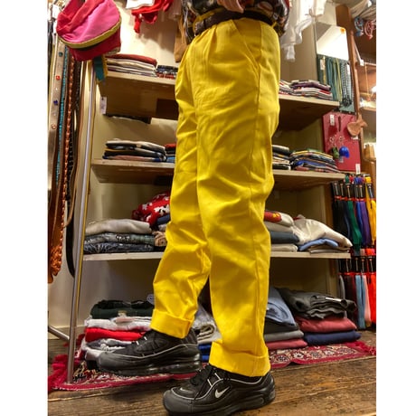 [USED] Euro WORK PANTS "YELLOW💛''
