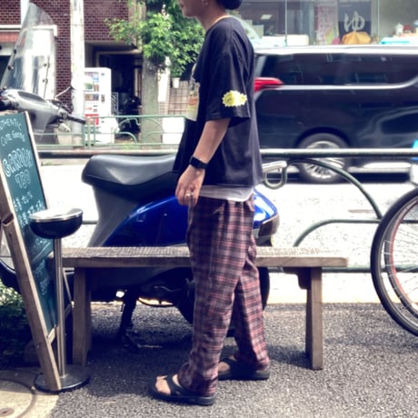 [USED] ITALY SUMMER チェック パンツ