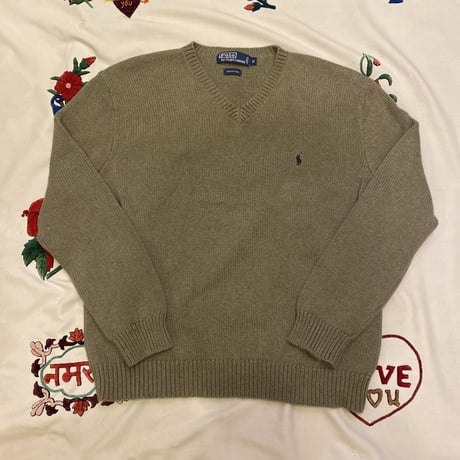 [USED] Ralph Lauren COTTON KNIT！