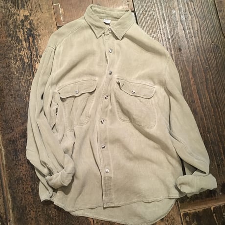 [USED]  SILK WORKシャツ
