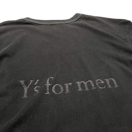 [USED] Y's for men / Yohji Yamamoto BLACK Tee