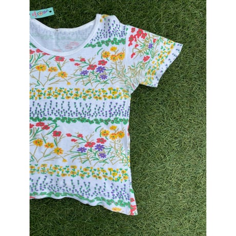 [USED]  EURO 総柄 GIRLS Tee