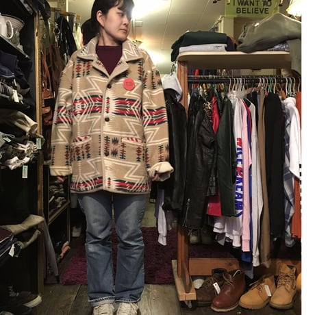 [USED] ネィティブ柄 ジャケット