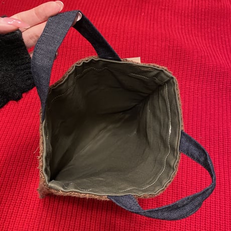 [USED] レザーパッチワークトートBAG♡