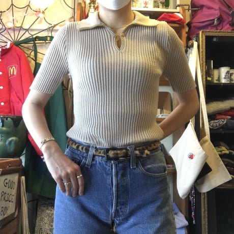 [USED] リブが可愛い♡KNIT TOPS