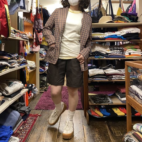 [USED]  70's チェック テーラードJKT