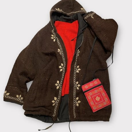 [USED]  刺繍入りWOOL PARKA
