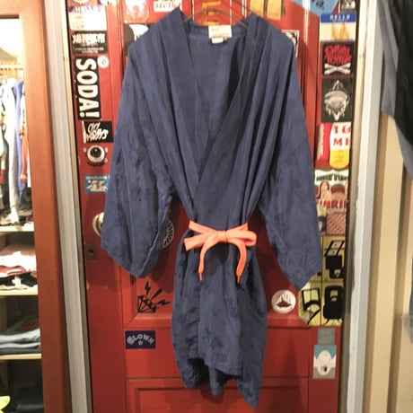 [USED] vintage シンプルSILK CHINA ショート丈ガウン