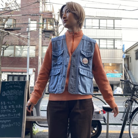 [USED] 4POCKET DENIM VEST！