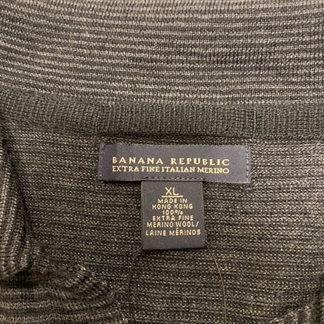 [USED] BANANA REPUBLIC ボーダーニットポロ！