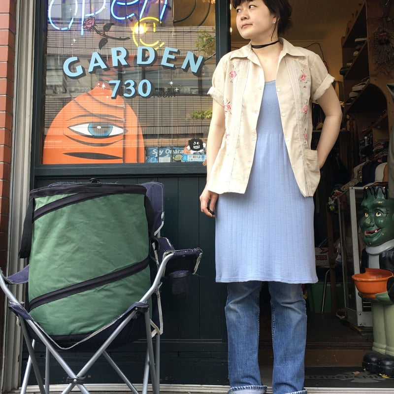 USED] お花刺繍🌷キューバシャツ | garden730