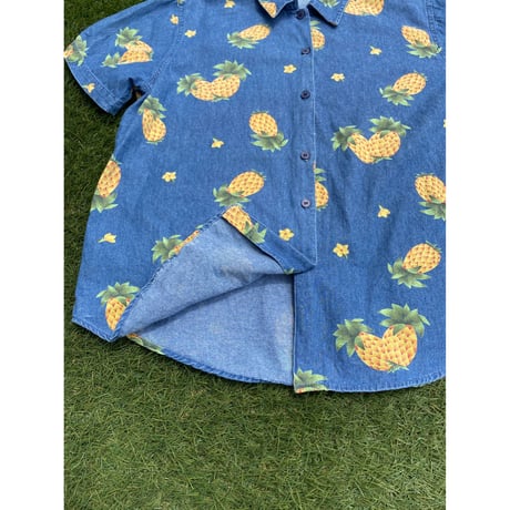 [USED] パイナッポー DENIM シャツ
