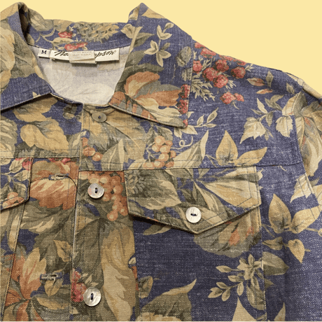 [USED] made in U.S.A.🌼花柄Gジャン