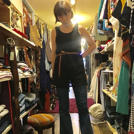 [USED] 裏地付き♡BLKメッシュタンク