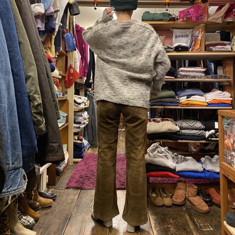 [USED] "RALPH LAUREN BLUE LAVEL" コーデュロイフレアPANTS！