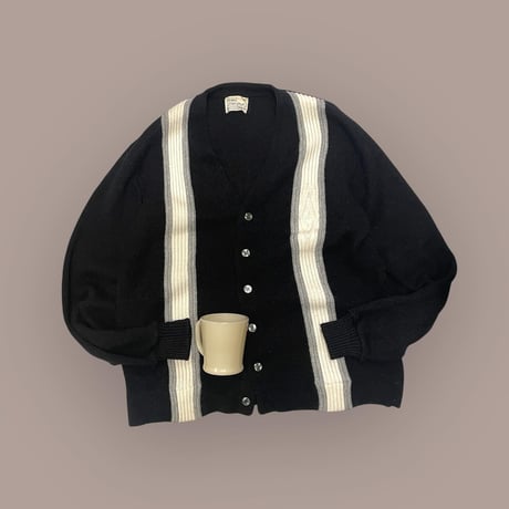 [USED] 60s Sears BLACK カーディガン