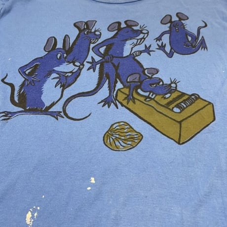 [USED] Euro 🧀ネズミ プリントTee