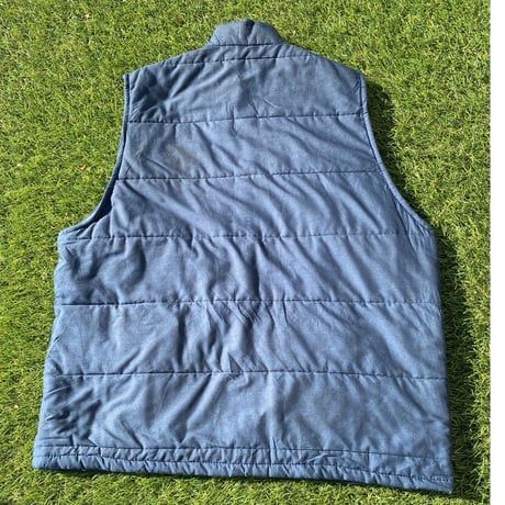 [USED]  vintage ワッペン付きダウンベスト