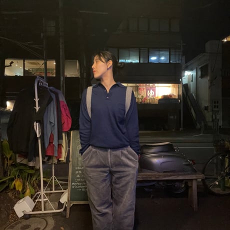 [USED] GREY 太畝コーデュロイ PANTS