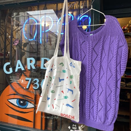 [USED] PURPLE FRENCH SLEEVE KNIT💜