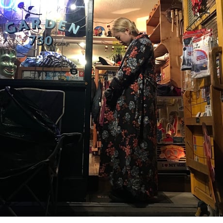 [USED] Vintage FLOWER ガウン