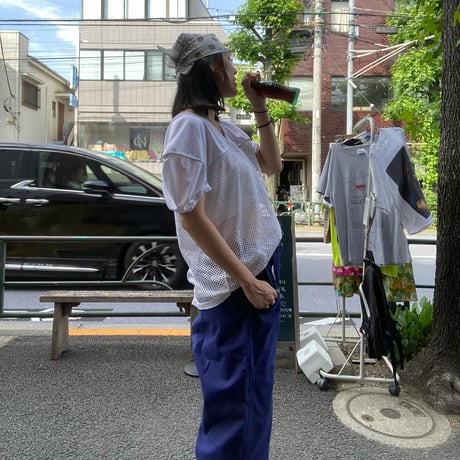 [USED]形がカワイイBIG SPORTSメッシュTee