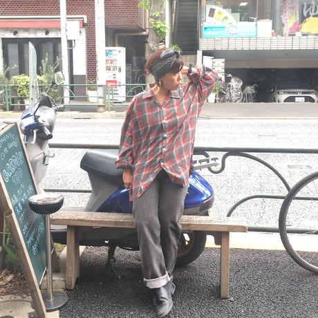 [USED] vintageオープンカラーシャツ