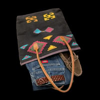 [USED] BLACK ラグ TOTE BAG