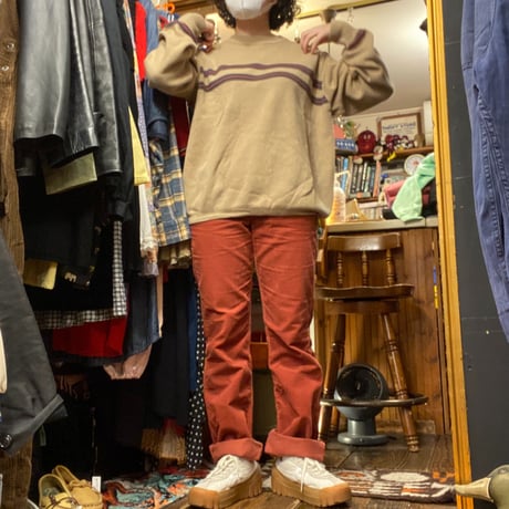 [USED] Levi's ベージュ リブニット