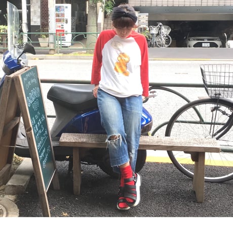 [USED]vintage GARFIELD ラグランTee