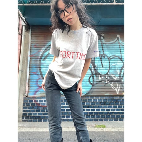 [USED] Made in ITALY! Champion プリント Tee