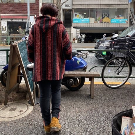 [USED]メキシカンパーカーBLACK×RED
