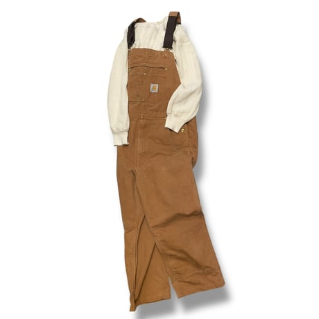 [USED] Carhartt ダック地 オーバーオール ダブルニー