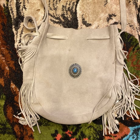 [USED] SUEDE フリンジ ショルダーBAG♡