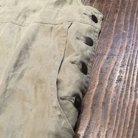 [USED] Eddie Bauer LINEN オーバーオールワンピ