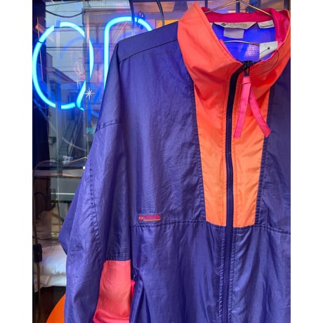 [USED] 90's Columbia NYLON JKT "inter trainer" Womens XL