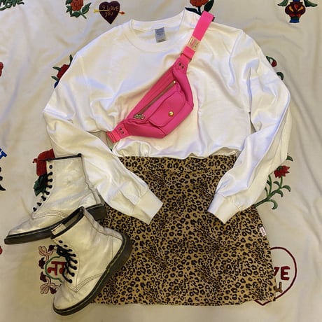 [USED] "ESPRIT" レオパード柄ミニスカート♡