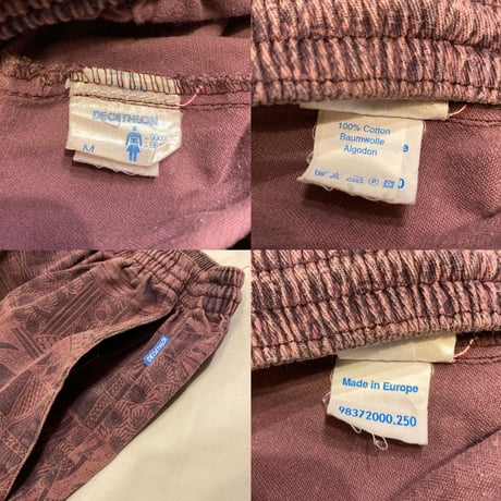 [USED] EURO 総柄イージーパンツ！