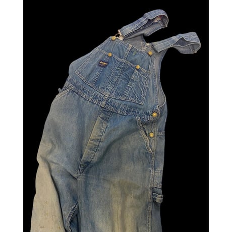 [USED] vintage OSHKOSH ダメージ OVERALL