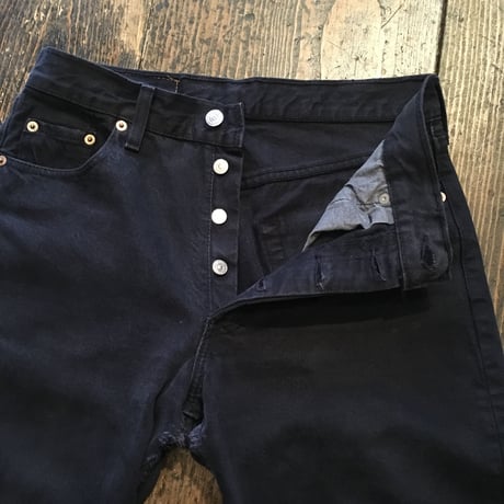 [USED] Levis 501 Black Denim