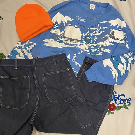 [USED] made in U.S.A. GOODプリントSWEAT ⛄️